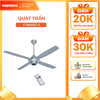 Quạt trần Panasonic model F-56MZG-S (màu bạc - 3 chế độ gió - công suất 59W) - KHÔNG GỒM PHÍ LẮP ĐẶT
