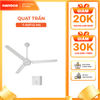 Quạt trần Panasonic model F-60FV2 (màu trắng - 5 chế độ gió - công suất 74W) - KHÔNG GỒM PHÍ LẮP ĐẶT