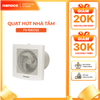 Quạt hút Panasonic dùng cho nhà tắm dòng chừa lổ 12 cm model FV-10EGS2 (4.3W) - KHÔNG GỒM CP LẮP