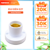 Đui đèn E27 Nanoco loại di động/ có dây/ 45 độ/ 90 độ
