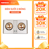 Đèn sưởi gắn tường 2 bóng 550W Nanoco model NBH634BE/NBH649G ( màu beige/vàng đồng)