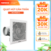 Quạt hút Nanoco âm trần có sử dụng ống dẫn model NCV1520-C/ NCV2020-C (Công suất: 16W, 18W) - KHÔNG BAO GỒM LẮP ĐẶT
