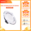 Đèn LED Downlight 12W Nanoco 3S Series 4 chế độ màu NDL126G110/NDL126S110/NDL126W110