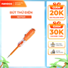 Bút thử điện Nanoco màu cam model NEP1501 loại 2 đầu vít tiện lợi