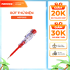 Bút thử điện Nanoco màu đỏ model NEP1502 loại 2 đầu vít tiện lợi