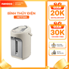 Bình thủy điện Nanoco model NETF320/ NETF400/ NETF500 dung tích 3.2L, 4L và 5L (Công suất 750W)