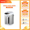 Bình thủy điện Nanoco model NETF320/ NETF400/ NETF500 dung tích 3.2L, 4L và 5L (Công suất 750W)