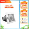 Quạt hút Nanoco âm trần lồng sóc model NFV2021/ NFV2521 (công suất 12.5W, 16W) - KHÔNG BAO GỒM LẮP ĐẶT
