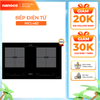 Bếp điện từ đôi Nanoco model NICL482 - KHÔNG BAO GỒM LẮP ĐẶT