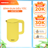 Bình đun siêu tốc inox 304 Nanoco model NKT1750 dung tích 1.7 lít (đèn LED báo sôi, giữ ấm sau khi sôi)