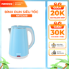 Bình đun siêu tốc inox Nanoco model NKT2241B (dung tích 2.2 lít, màu xanh)