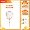 Vợt muỗi Nanoco model NMR104O / NMR105B (pin lithium 18650h-220V, màu cam, màu xanh dương)