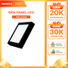 Đèn Panel LED Nanoco model NPL24*SB 24W màu đen hình vuông (3000K, 4000K, 6500K)