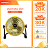 Quạt sạc sàn Nanoco model NRF1640L  màu vàng (Công suất 29W, 16 inch)