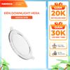 Đèn downlight LED Nanoco φ135 12W 3 màu model: NSD12CS135/ NSD12CW135/ NSD12CG135 - viền vàng/ trắng/ bạc
