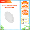 Đèn downlight LED Nanoco φ135 12W 3 màu model: NSD12CS135/ NSD12CW135/ NSD12CG135 - viền vàng/ trắng/ bạc