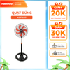 Quạt đứng thân sắt Nanoco NSF1607, 47W, màu đen cam