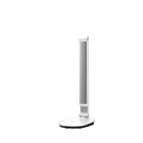 Đèn bàn LED Nanoco model NDKC668 (8W, nhôm trắng bạc, nhiệt độ màu ánh sáng tùy chỉnh)