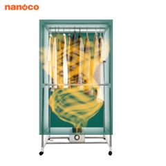 Tủ sấy quần áo Nanoco Model NCD1502 màu xanh, công suất 1500W, (sức chứa ≤ 20kg)