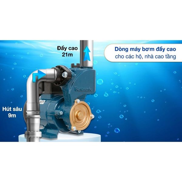 Máy bơm nước Panasonic dòng bơm đẩy cao model GP-200JXK (công suất 200W) - GIÁ CHƯA GỒM PHÍ LẮP ĐẶT