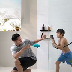 Máy nước nóng Panasonic model DH-4UDP1VZ/ DH-4UD1VZ màu đen xanh (bơm và không bơm) - KO GỒM CP LẮP