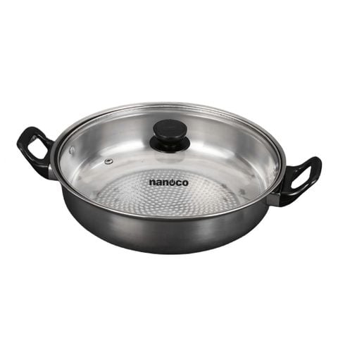 Nồi lẩu inox đơn Nanoco model NCWY320, 320 gam