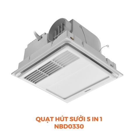 Quạt hút sưởi 5in1 có remote Nanoco model NBD0330