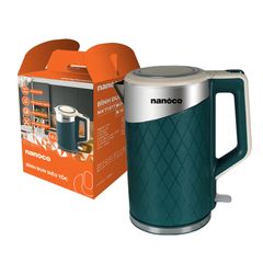 Bình đun siêu tốc inox 304 Nanoco model NKT1817 dung tích 1.8 lít (có đèn LED: báo xanh )