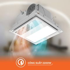 Quạt hút sưởi 5in1 có remote Nanoco model NBD0330