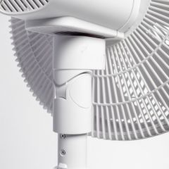 Quạt đứng động cơ BLDC có remote 14inch, 7 cánh, màu hồng/trắng Nanoco model NEF1499