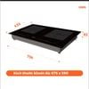 Bếp điện từ đôi Nanoco model NICL482 - KHÔNG BAO GỒM LẮP ĐẶT
