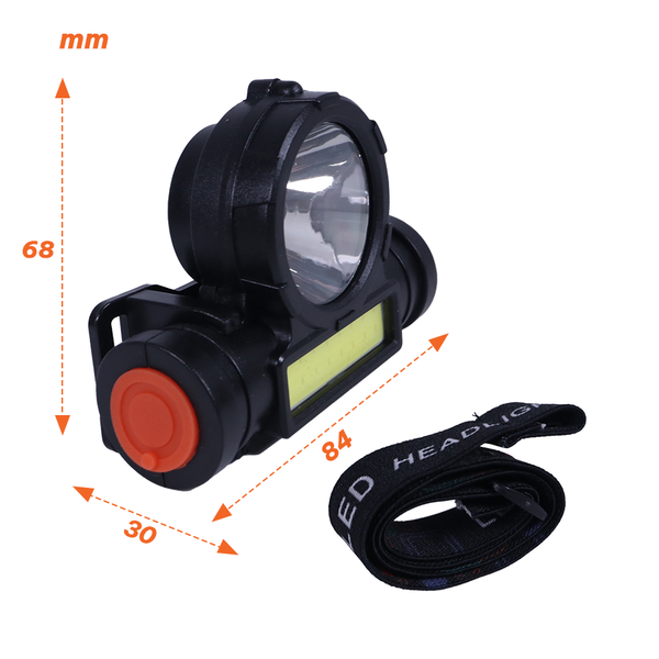 Đèn LED đội đầu Nanoco chóa đèn to/ nhỏ (công suất 3,5W, điều chỉnh độ sáng,pin Lithium 1200mAh, hoạt động 4h)