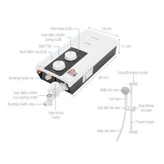 Máy nước nóng Panasonic DH-4RP1VW  (4500W, có bơm trợ lực) - KHÔNG GỒM PHÍ LẮP