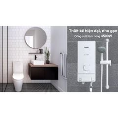 Máy nước nóng trực tiếp Panasonic model DH-4MP1VW/ DH-4MS1VW  ( 4500W, màu trắng) - KHÔNG GỒM CP LẮP