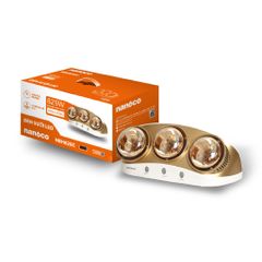 Đèn sưởi gắn tường 3 bóng 825W Nanoco model NBH641S/NBH650G/NBH626G