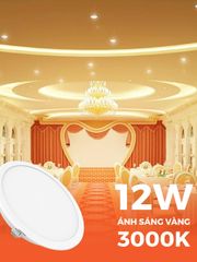 Đèn LED Downlight Eco Ø120 12W Nanoco 4 chế độ màu NED123./ NED124./ NED126./ NED12C.