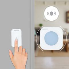 Nút chuông cảm ứng Nanoco model NDT15 (cảm ứng dùng pin,)