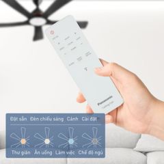 Quạt trần Panasonic model F-48DGL (màu đen - 10 chế độ gió  - công suất 50W) - KHÔNG GỒM PHÍ LẮP ĐẶT