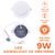 Đèn LED Downlight 9W Nanoco 3S Series 4 chế độ màu NDL09CW90/NDL09CS90/NDL09CG90