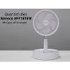 Quạt sạc gấp gọn tiện lợi Nanoco model NFF1618