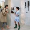 Máy nước nóng Panasonic model DH-4UP1VW/ DH-4UP1VS có bơm trợ lực(4500W, màu trắng/ xám)-KO BG CPLẮP