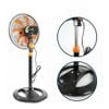 Quạt đứng thân sắt Nanoco NSF1607, 47W, màu đen cam