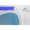 Quạt treo tường Panasonic model F-409U (màu xanh, vàng kim - 3 chế độ gió - 47.5W)- KO GỒM CP LẮP