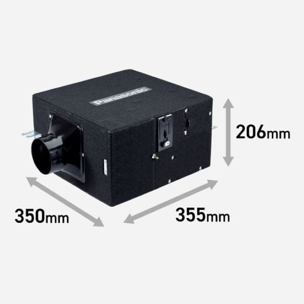 Quạt hút Panasonic dòng cấp gió Cabinet - Động cơ DC model FV-01NAP1 (3W - 10W) - KHÔNG GỒM CP LẮP