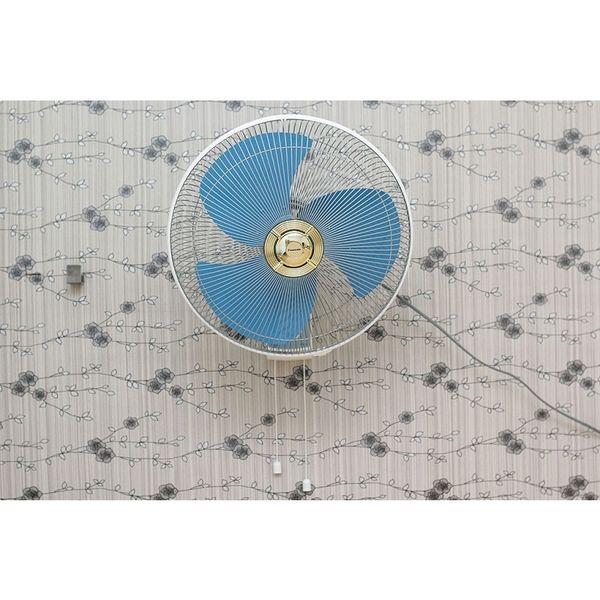 Quạt treo tường Panasonic model F-409U (màu xanh, vàng kim - 3 chế độ gió - 47.5W)- KO GỒM CP LẮP