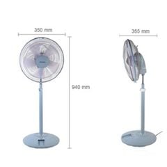 Quạt đứng remote Panasonic F-308NHP/ F-308NHB màu hồng, xanh công suất 37W