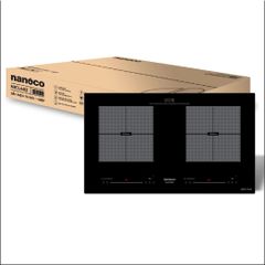 Bếp điện từ đôi Nanoco model NICL482 - KHÔNG BAO GỒM LẮP ĐẶT