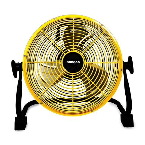 Quạt sạc sàn Nanoco model NRF1230L màu vàng (Công suất 20W, 12 inch)