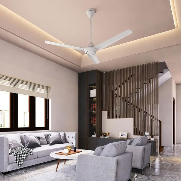 Quạt trần Panasonic model F-60FV2 (màu trắng - 5 chế độ gió - công suất 74W) - KHÔNG GỒM PHÍ LẮP ĐẶT