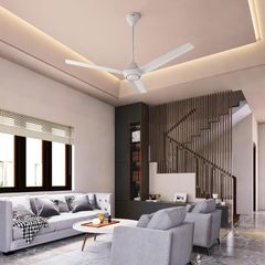 Quạt trần Panasonic model F-60FV2 (màu trắng - 5 chế độ gió - công suất 74W) - KHÔNG GỒM PHÍ LẮP ĐẶT